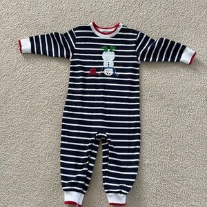 NWT Florence Eiseman Longall with Snowman, 24M